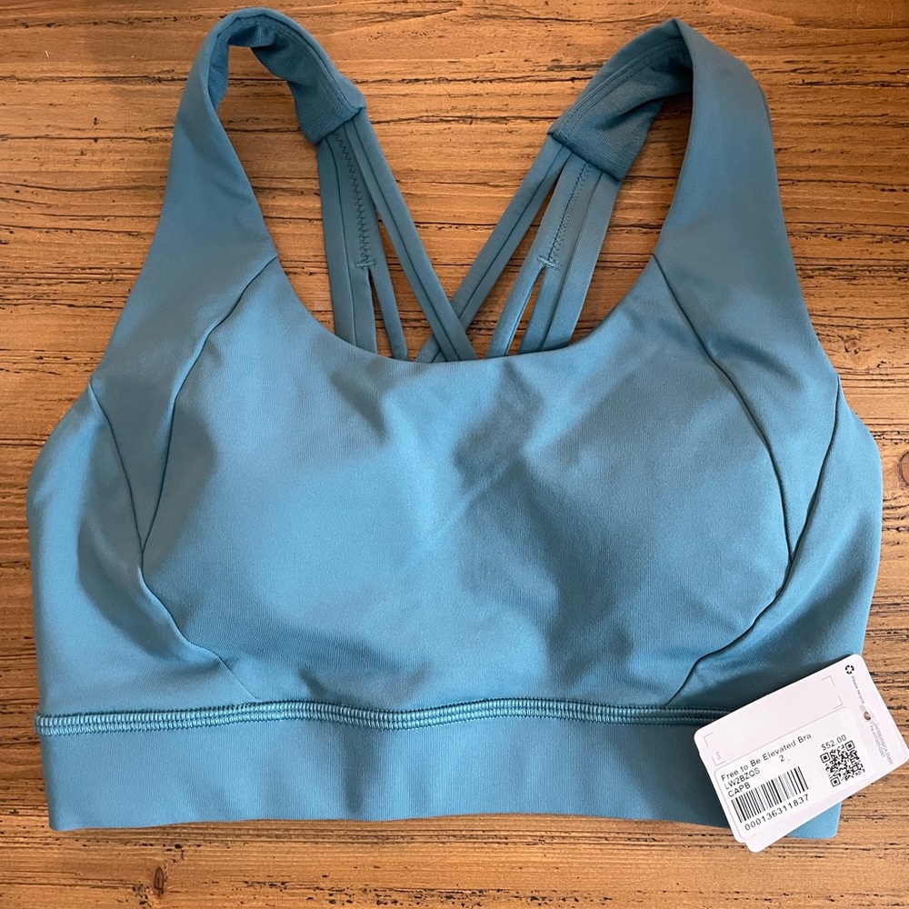 Blue Sports Bra